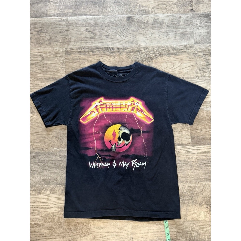 J Balvin x Metallica Wherever I May Roam Graphic T Shirt Black See Measurements
